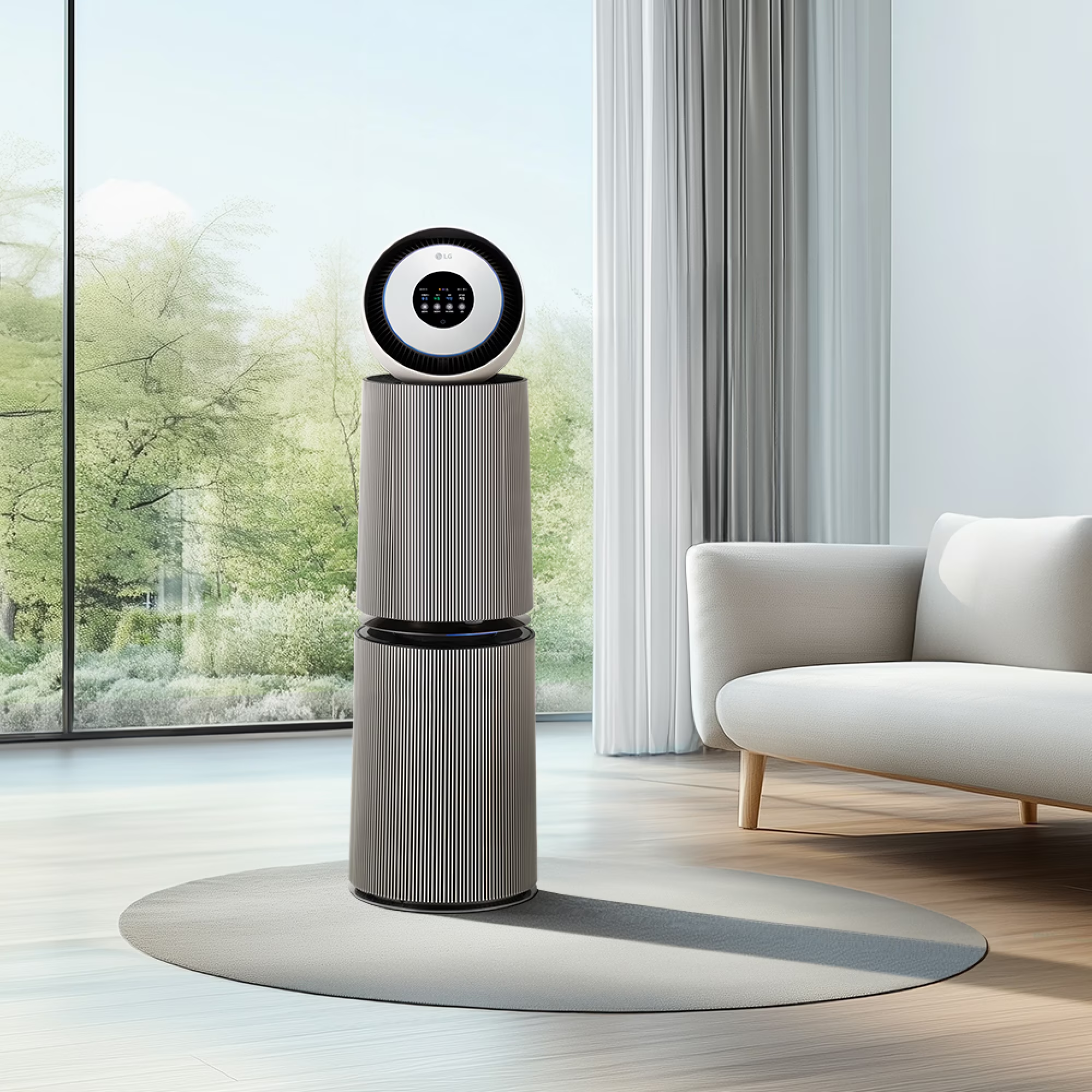LG 퓨리케어 AI 오브제컬렉션 360˚ 공기청정기 (M 필터) + 무빙휠 세트