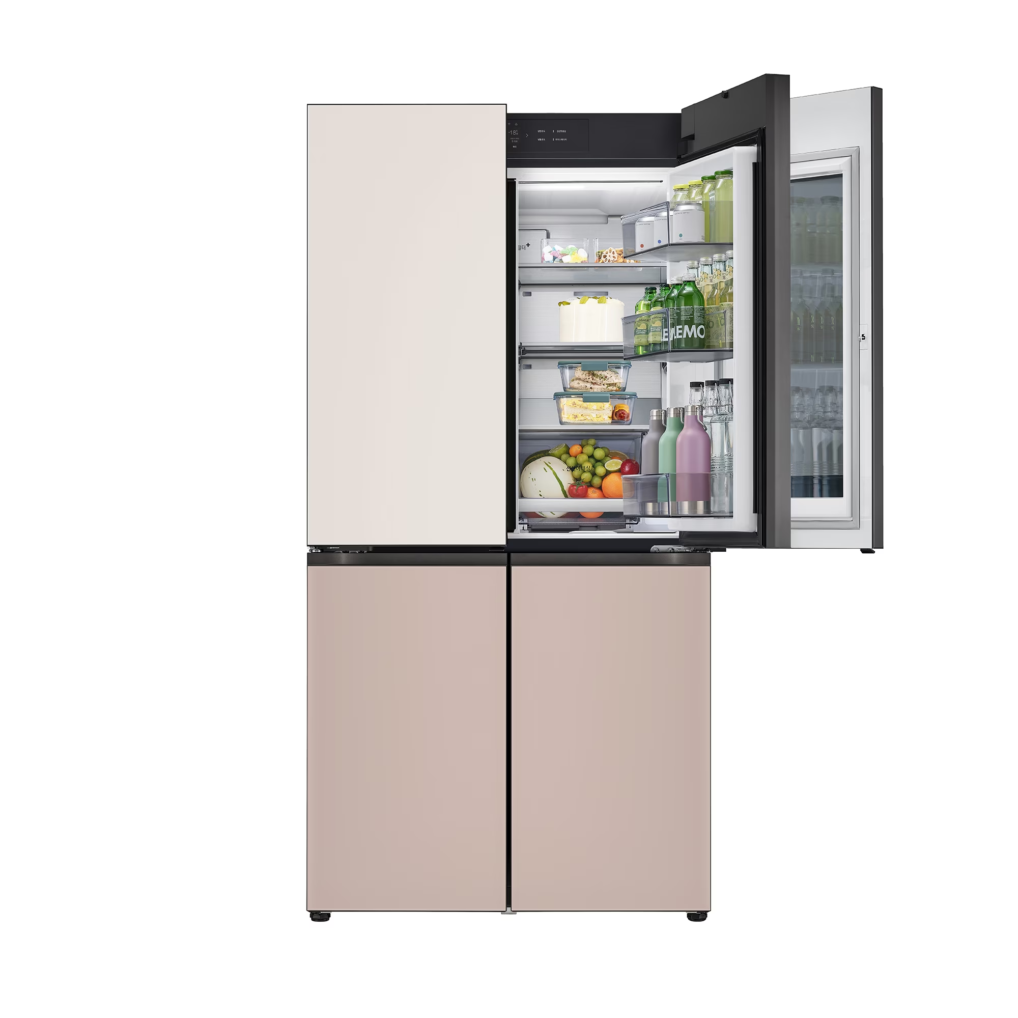 LG 디오스 AI 오브제컬렉션 STEM 베이직 냉장고 (노크온 더블매직스페이스)