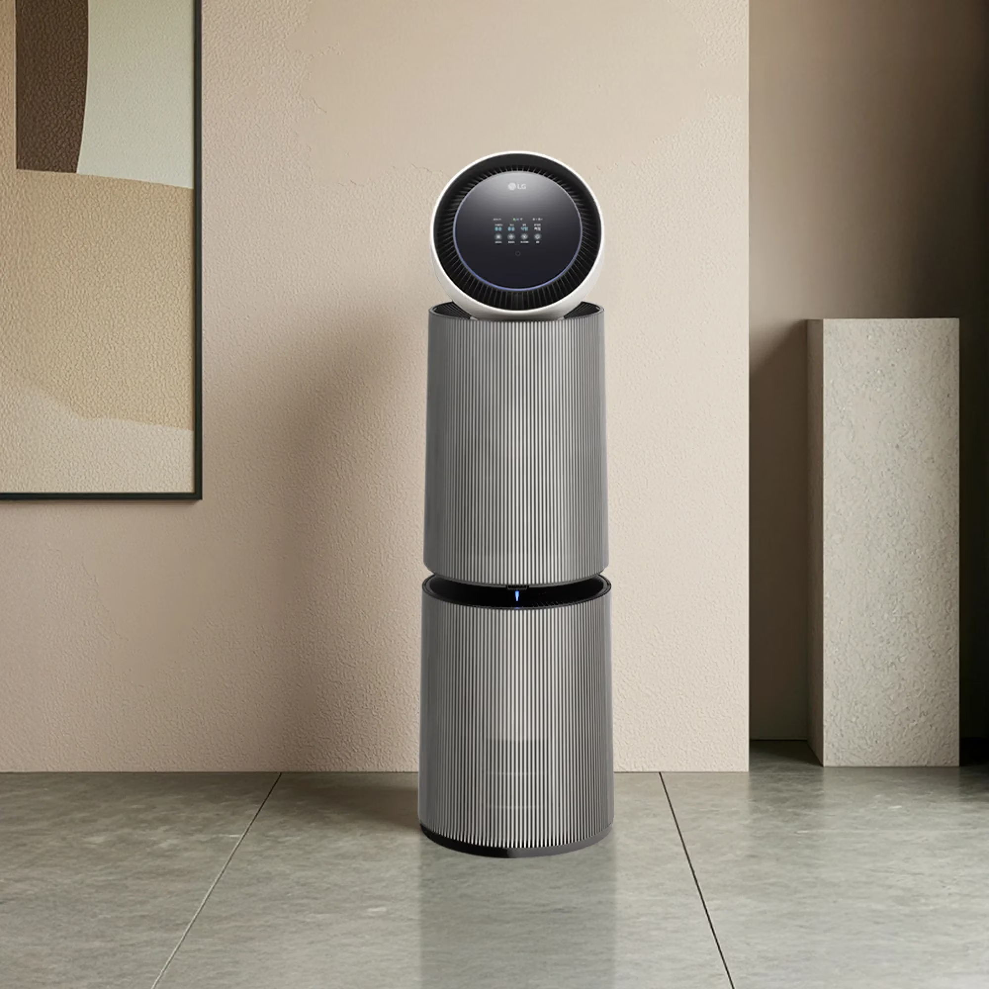 LG 퓨리케어 AI 오브제컬렉션 360˚ 공기청정기 M7 + 무빙휠 세트