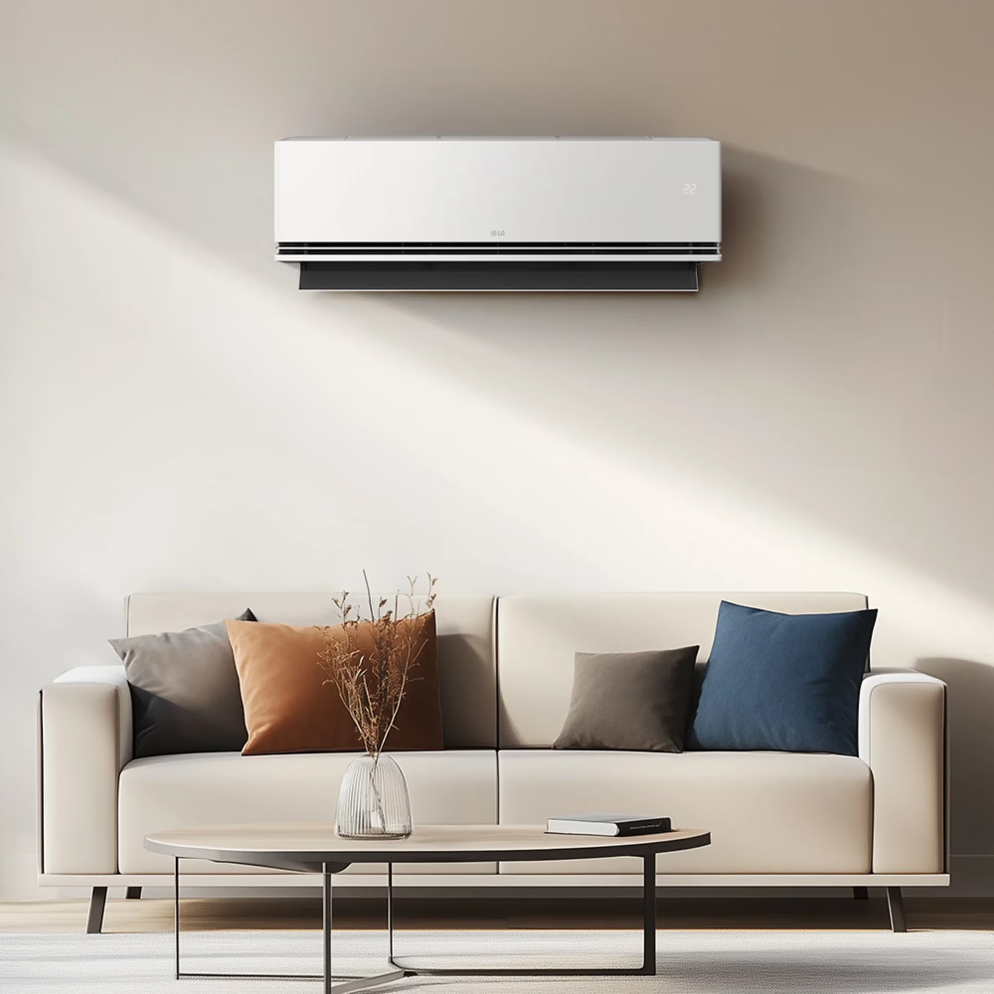 LG 휘센 AI 오브제컬렉션 듀얼쿨 사계절에어컨 (벽걸이) 29.3㎡ 1등급