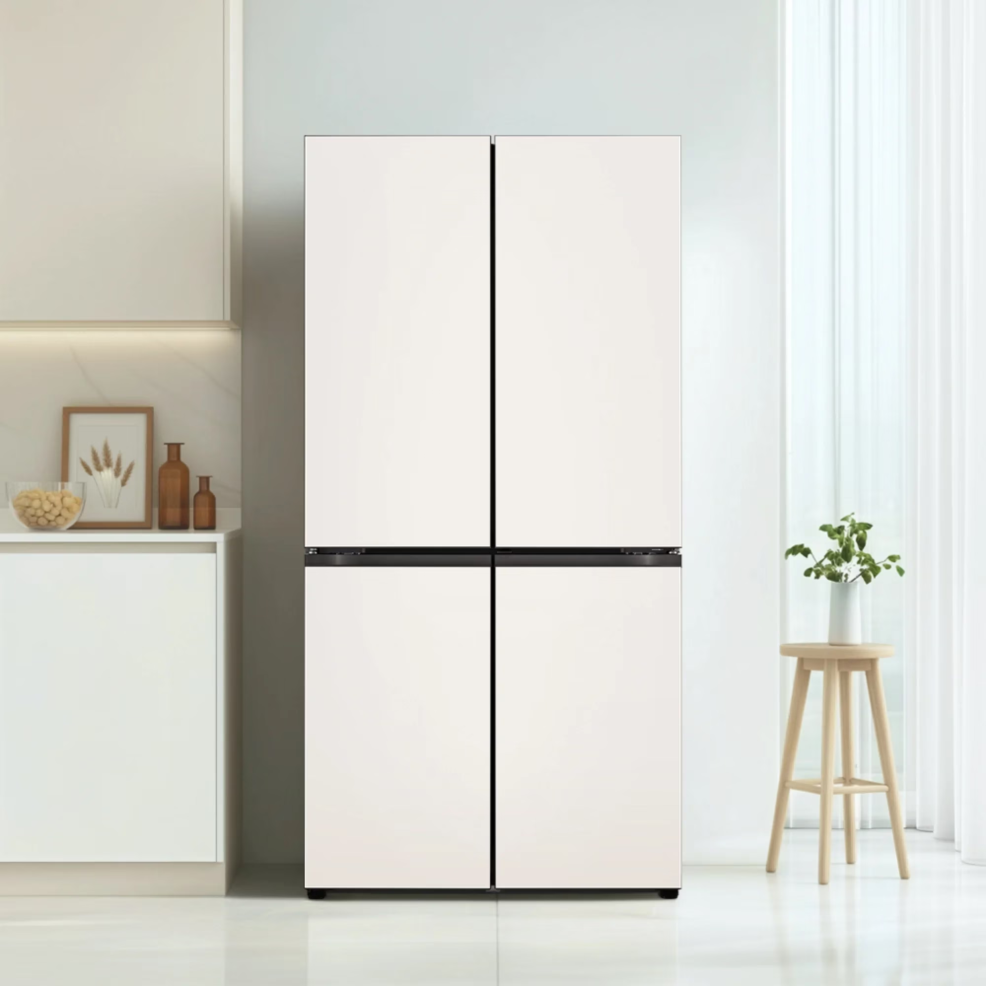 LG 디오스 AI 오브제컬렉션 STEM 베이직 냉장고 (매직스페이스) 860L 1등급