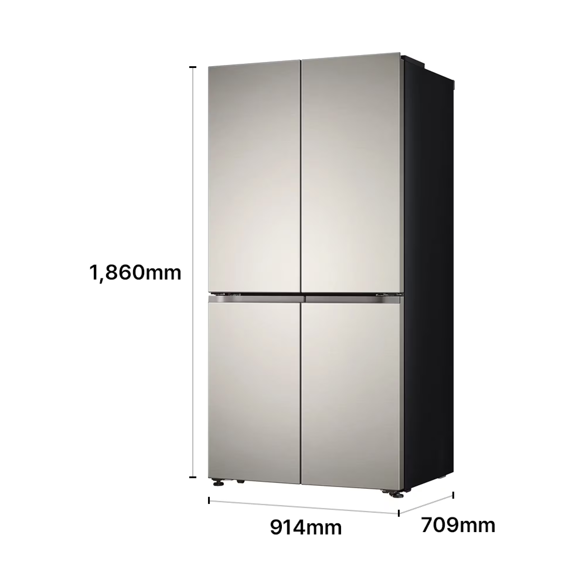 LG 디오스 AI 오브제컬렉션 STEM 베이직 냉장고 Fit & Max 635L 1등급