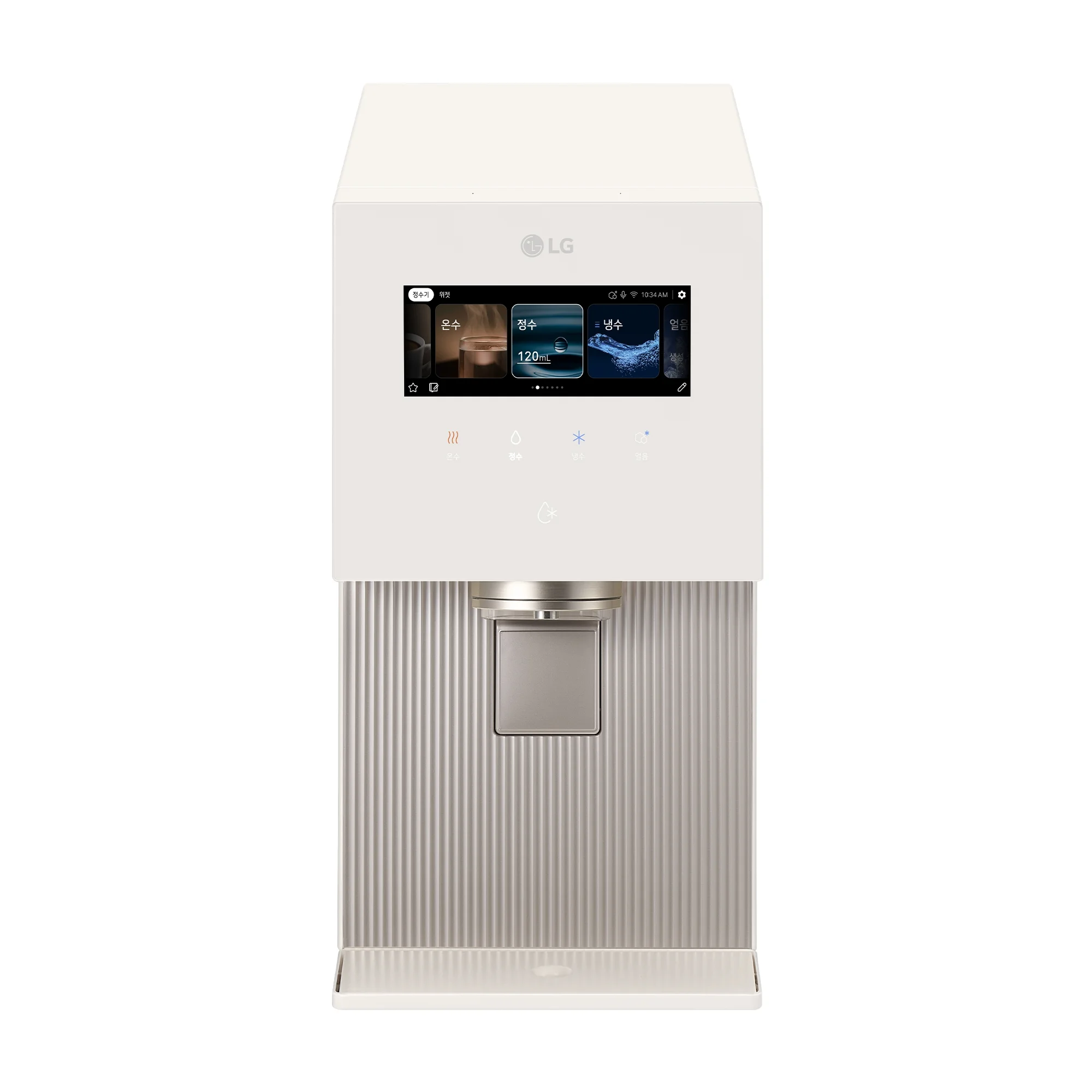 LG 퓨리케어 AI 오브제컬렉션 냉동얼음정수기 WD724RE (음성인식/맞춤 출수, 냉온정, 얼음)