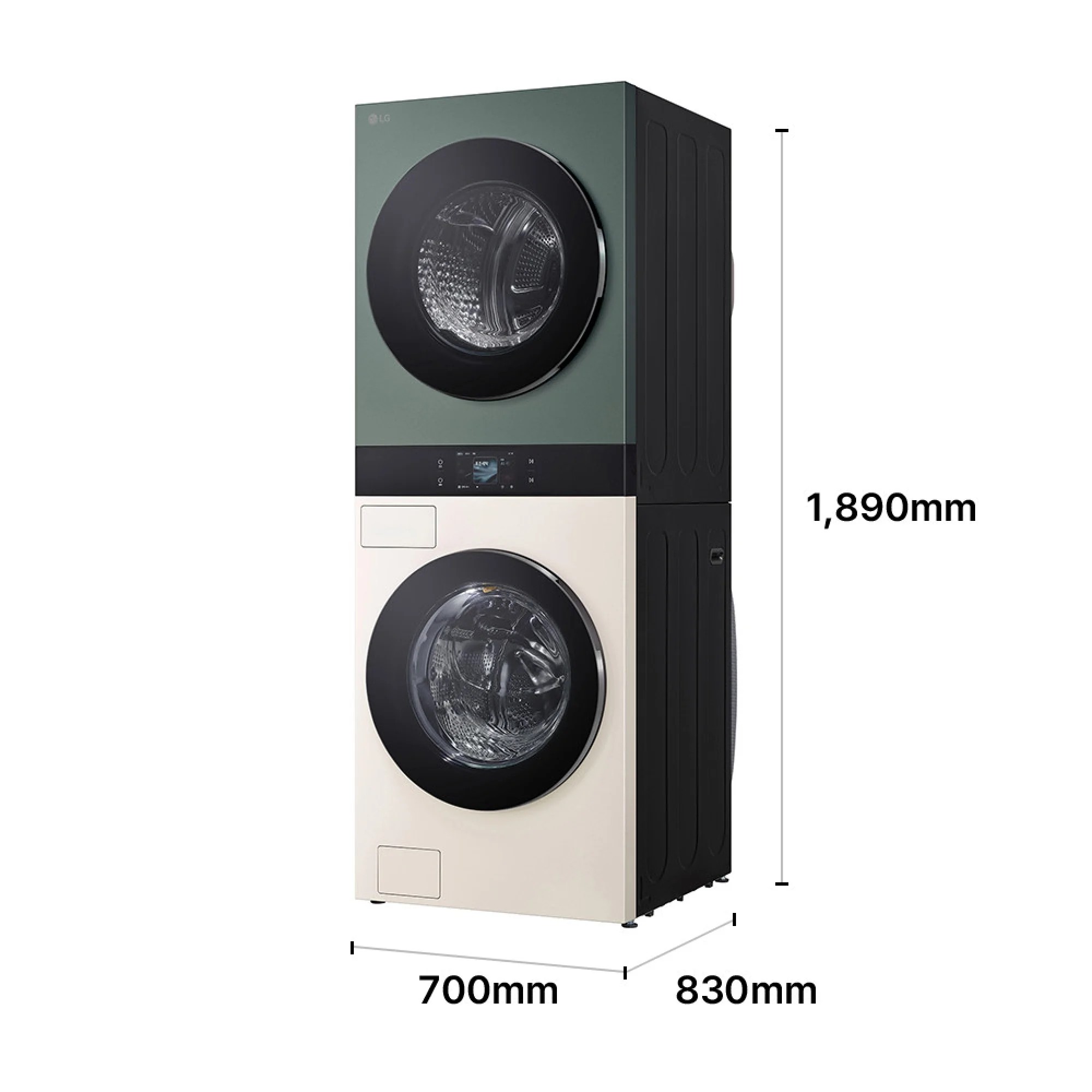 LG 트롬 AI 오브제컬렉션 워시타워 25/25kg